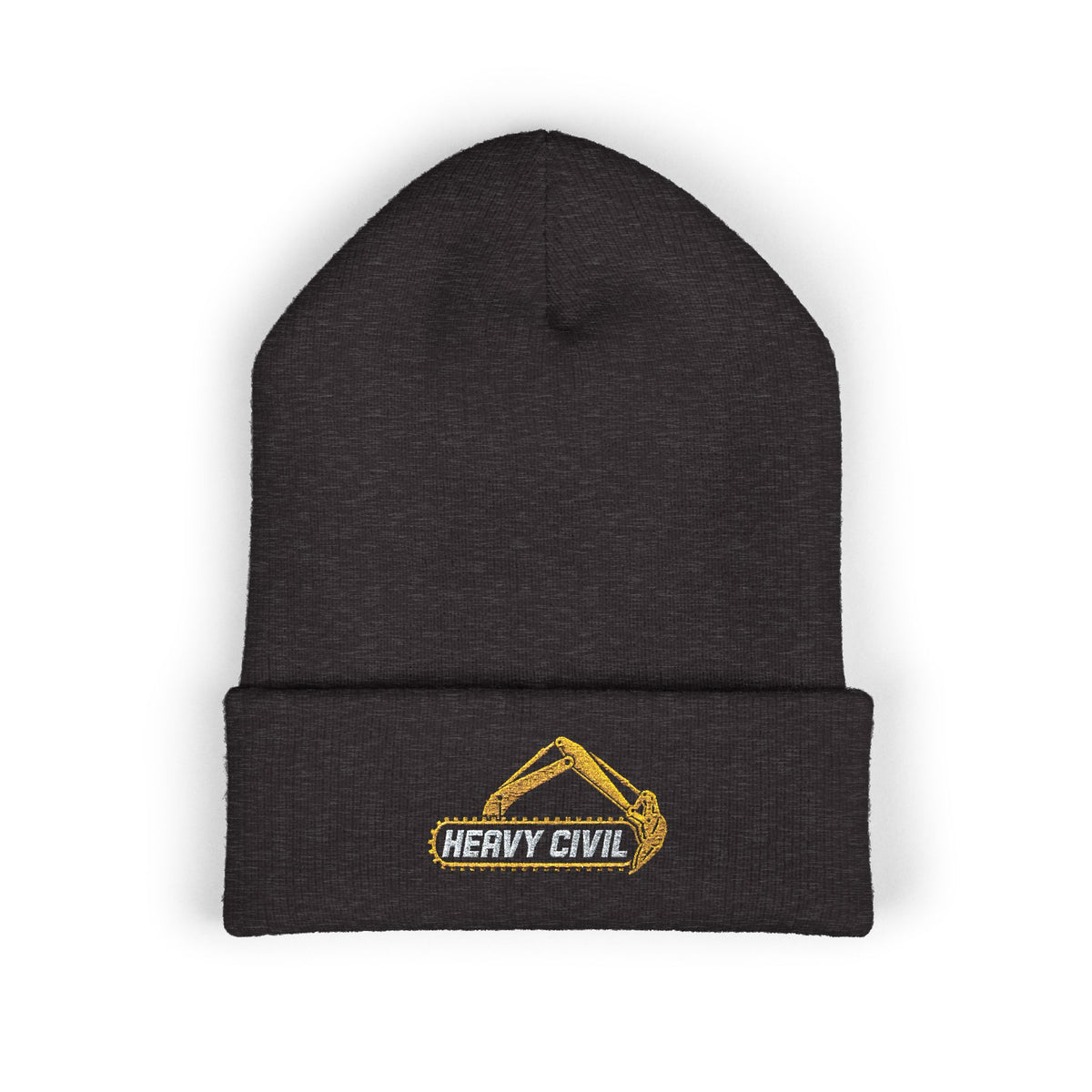 Heavy Civil Operator Embroidered Cuffed Beanie