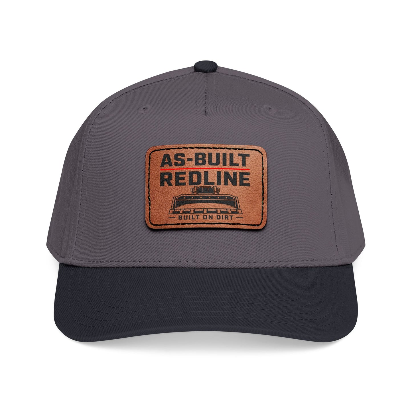 As-Built Redline Leather Patch Hat