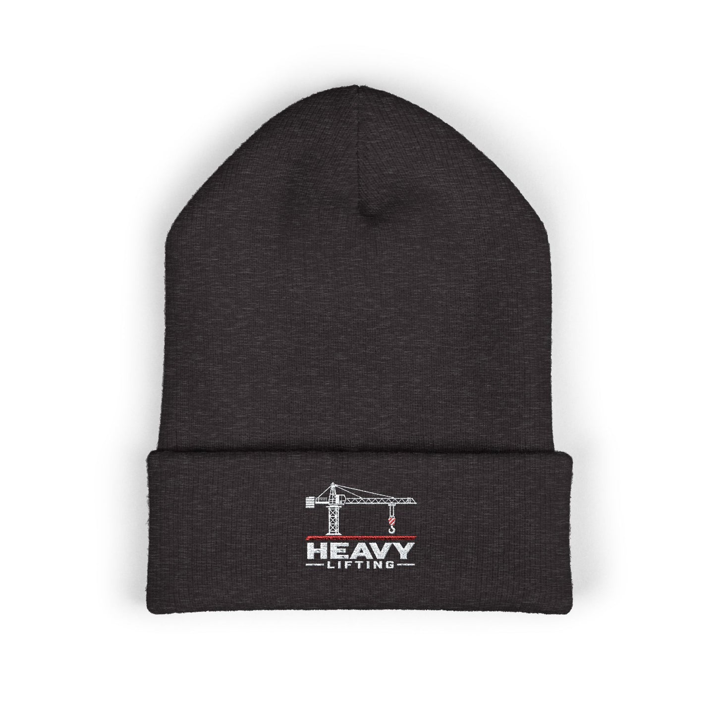 Heavy Lifting Tower Crane Embroidered Beanie | Crane Operator Beanie