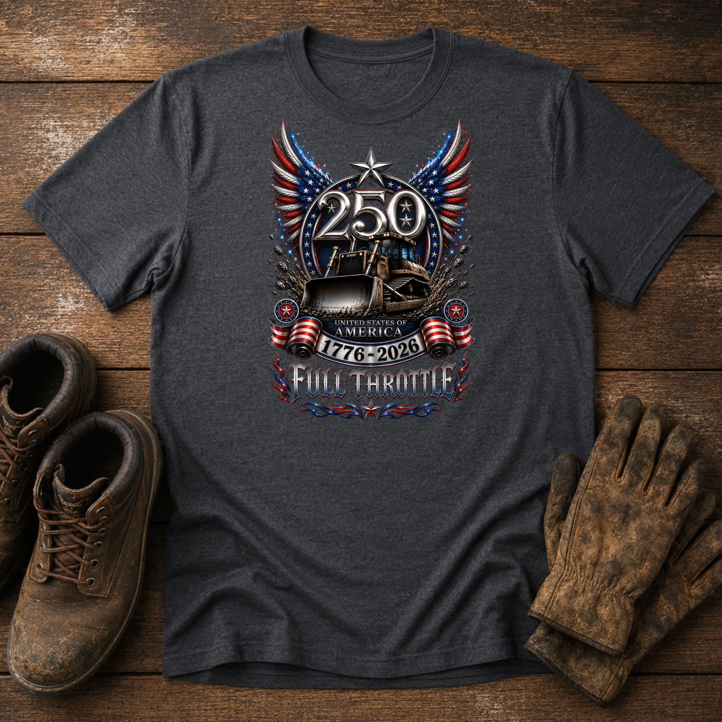 250 Year Full Throttle Bulldozer