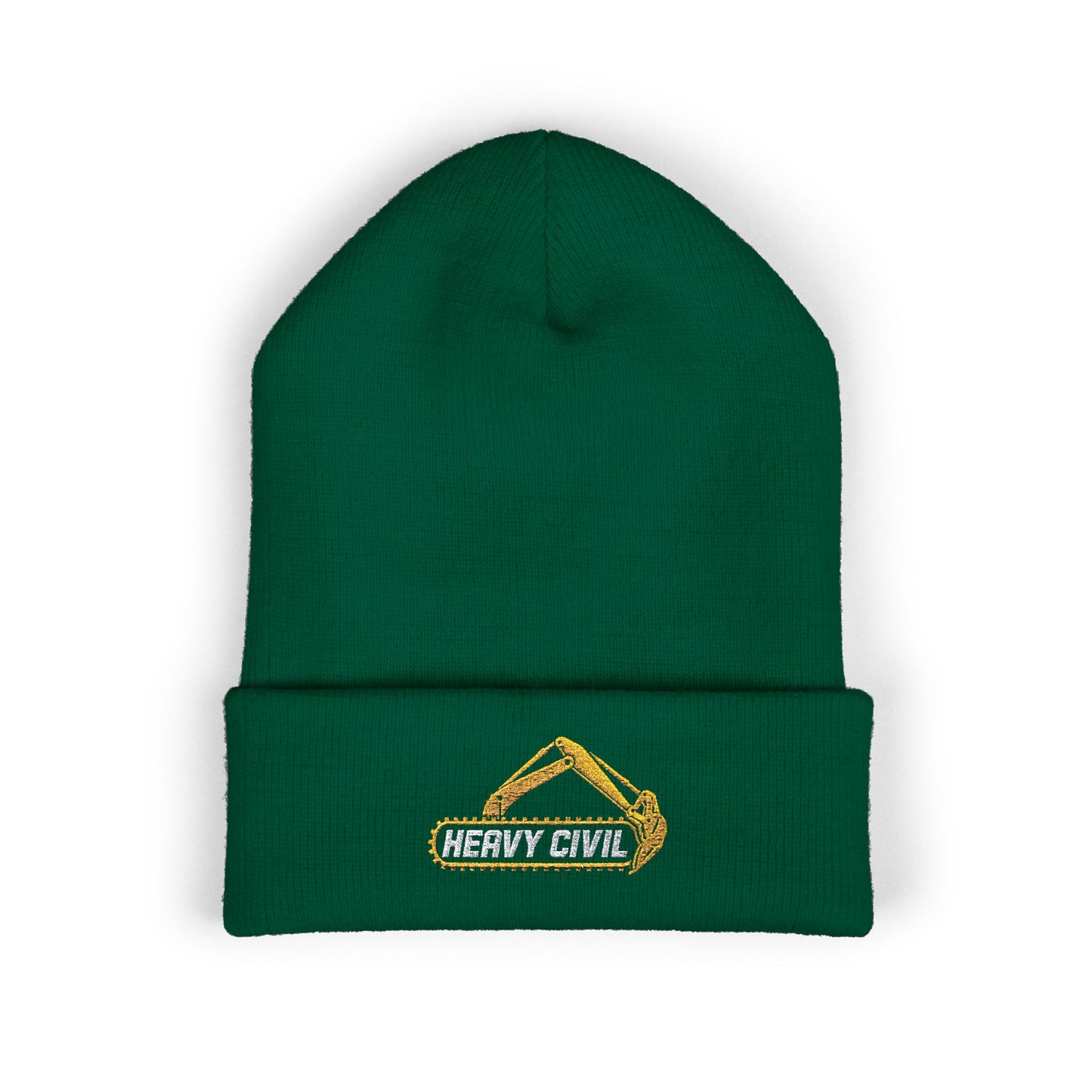Heavy Civil Operator Embroidered Cuffed Beanie