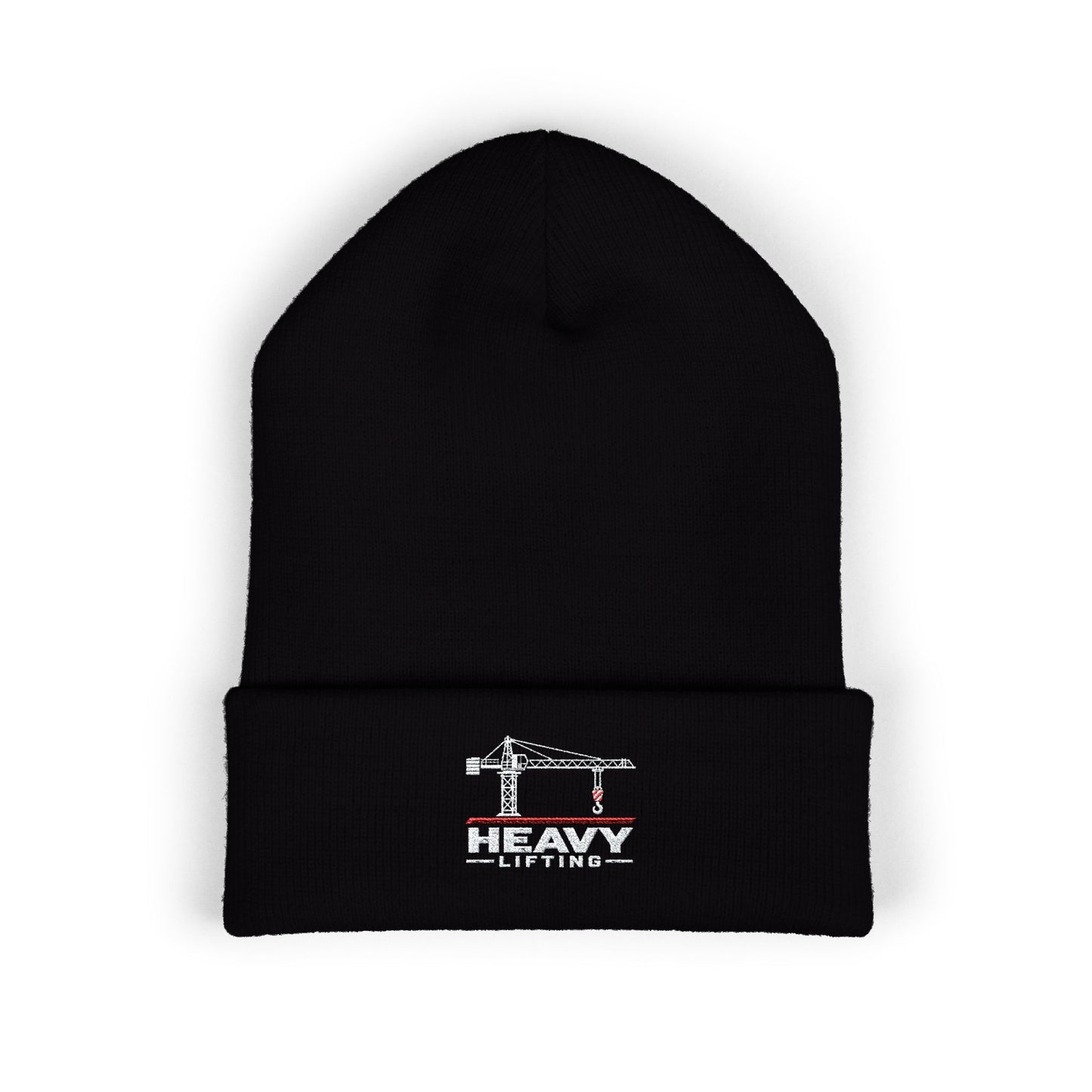 Heavy Lifting Tower Crane Embroidered Beanie | Crane Operator Beanie