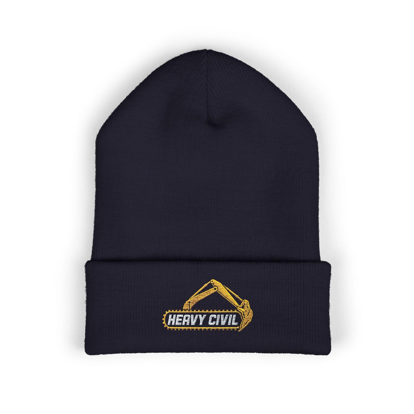 Heavy Civil Operator Embroidered Cuffed Beanie