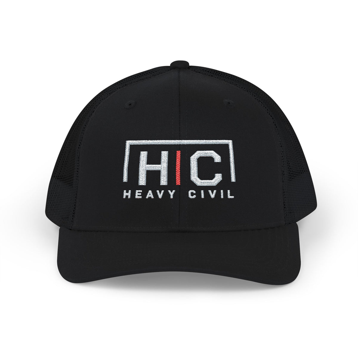 Heavy Civil Embroidered Richardson Trucker Hat | Construction Work Hat