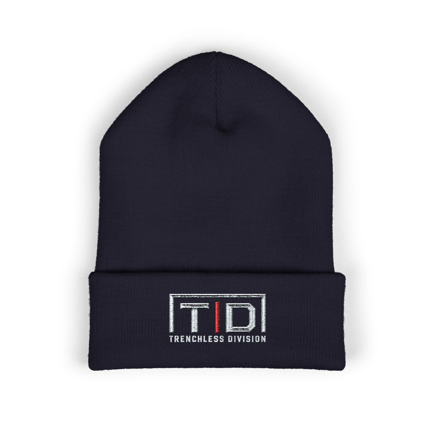 Trenchless Division Embroidered Cuffed Beanie