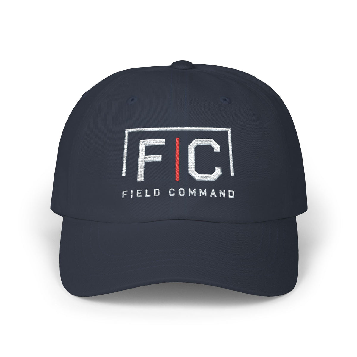 Field Command Embroidered Construction Dad Hat | As-Built Redline™