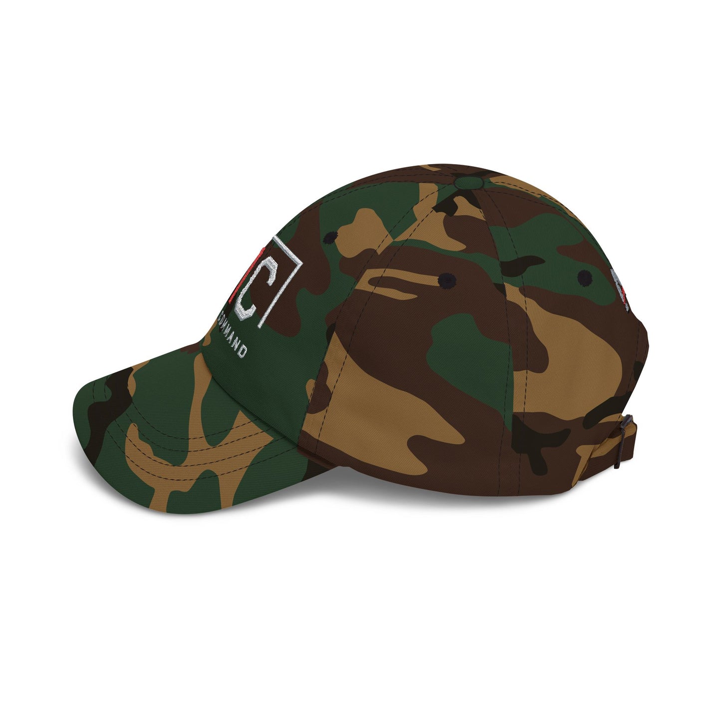 Field Command Embroidered Construction Dad Hat | As-Built Redline™