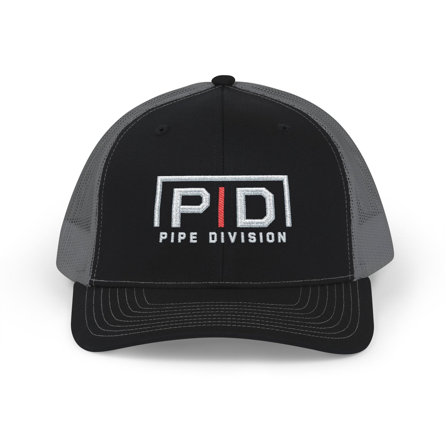 Pipe Division Embroidered Richardson Trucker Hat | Construction Pipe Crew Hat
