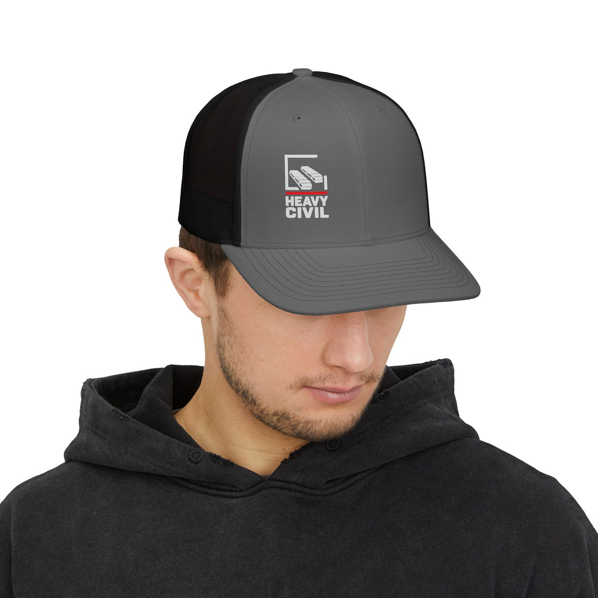 Heavy Civil Tracks Richardson Trucker Hat | Construction & Heavy Equipment Hat
