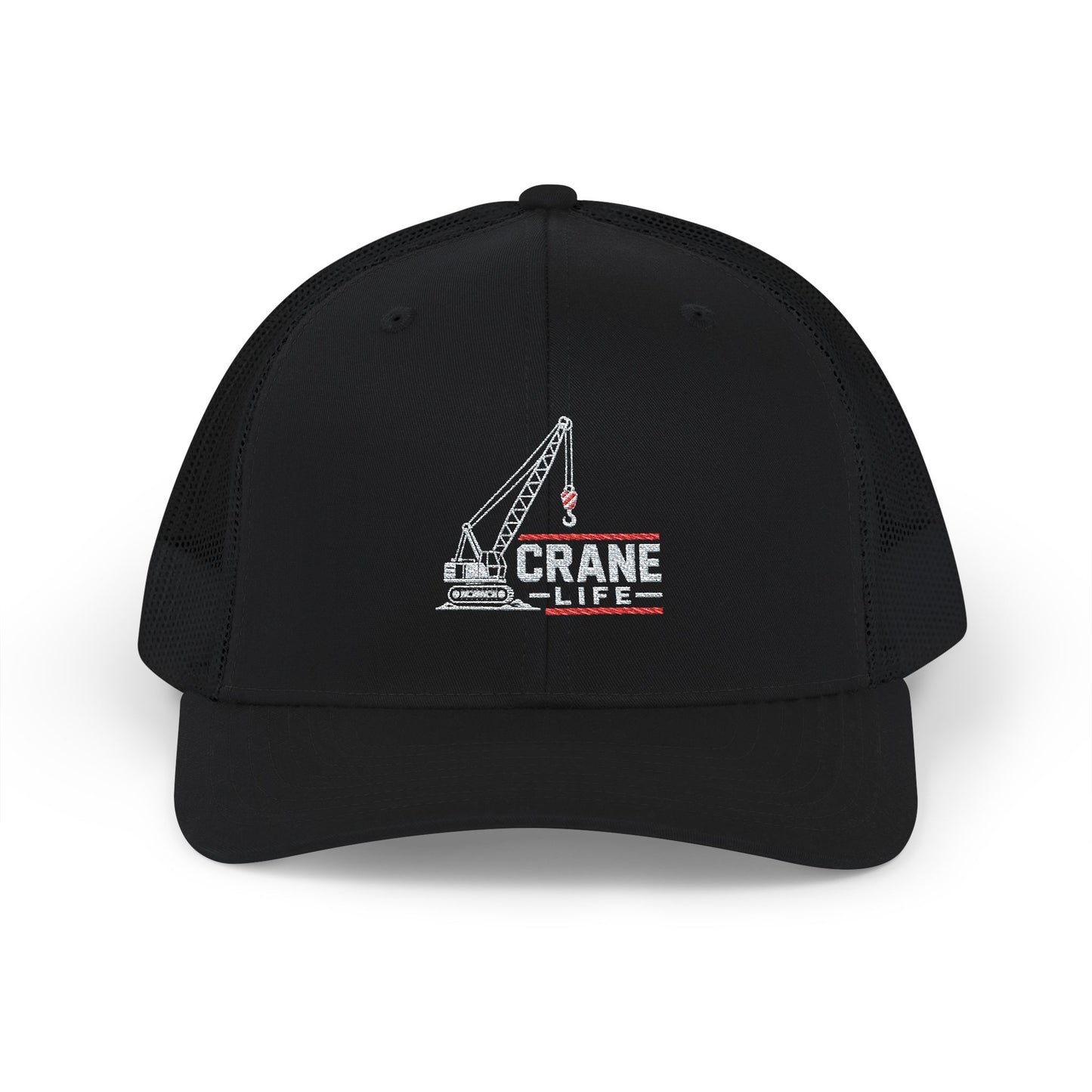 Crane Life Crawler Crane Embroidered Richardson Hat | Crane Operator Hat