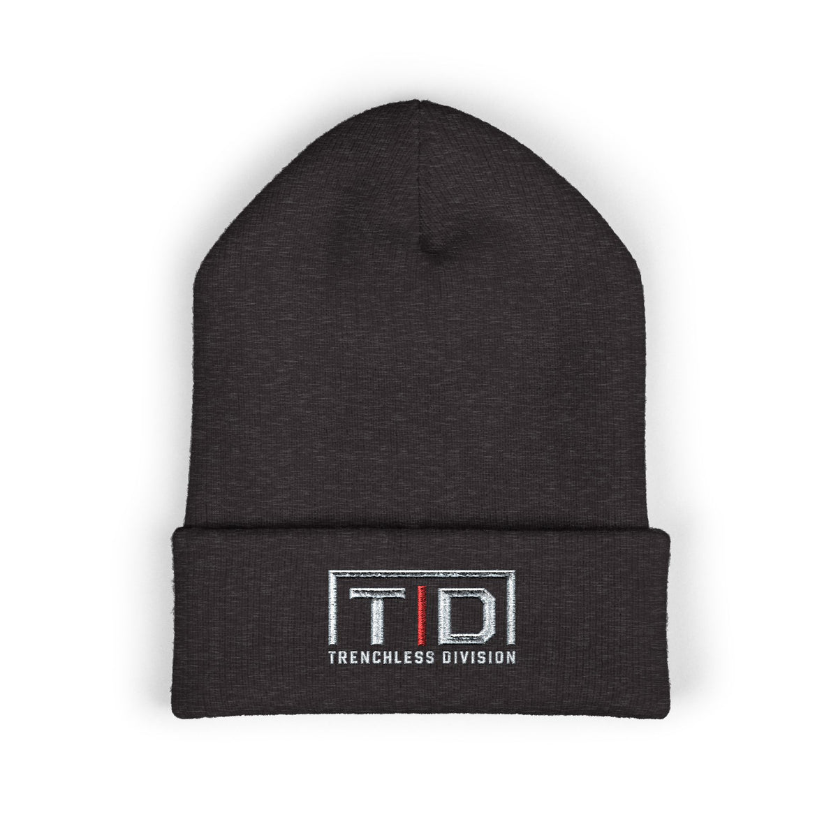 Trenchless Division Embroidered Cuffed Beanie