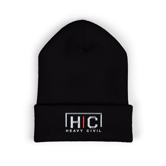Heavy Civil Embroidered Cuffed Beanie