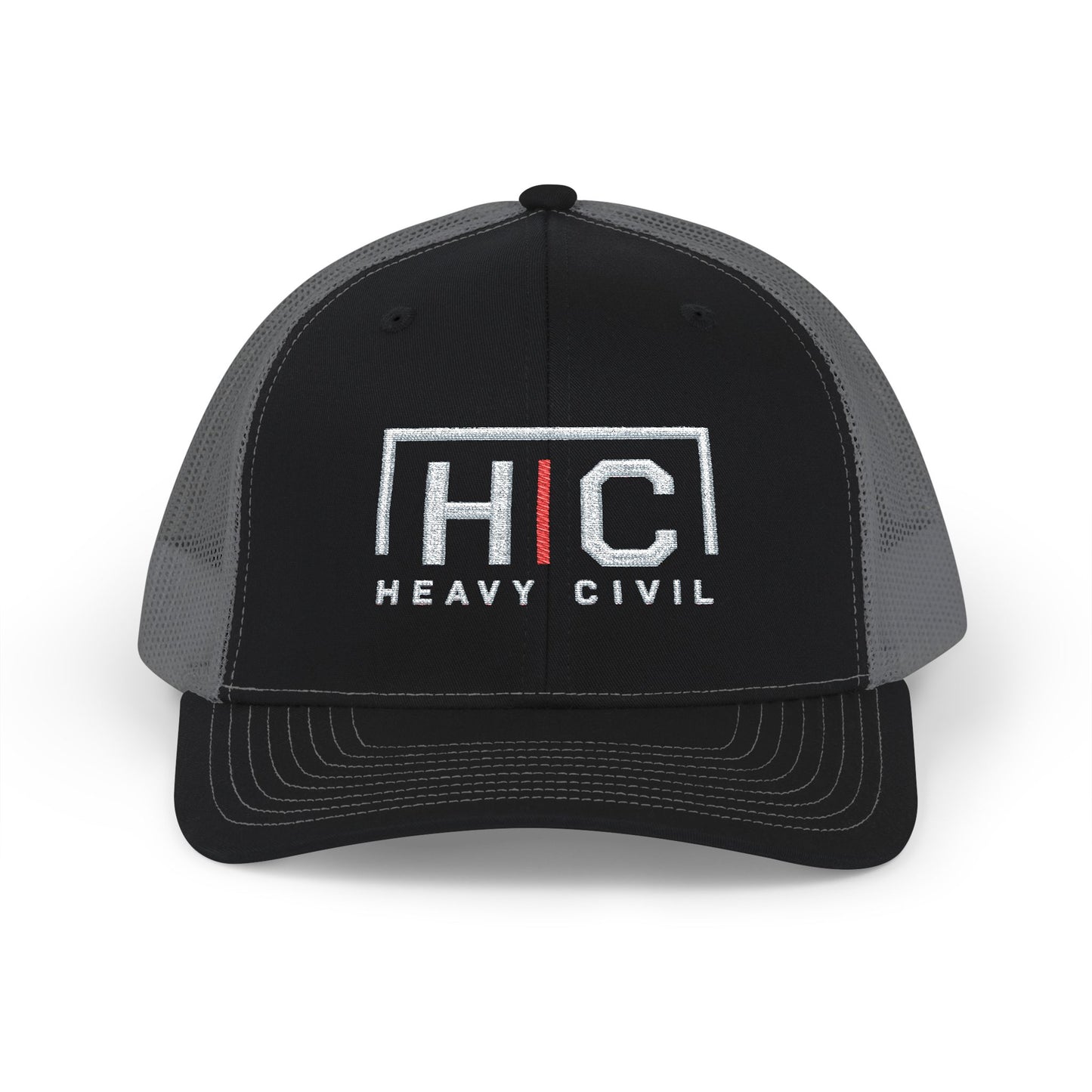 Heavy Civil Embroidered Richardson Trucker Hat | Construction Work Hat