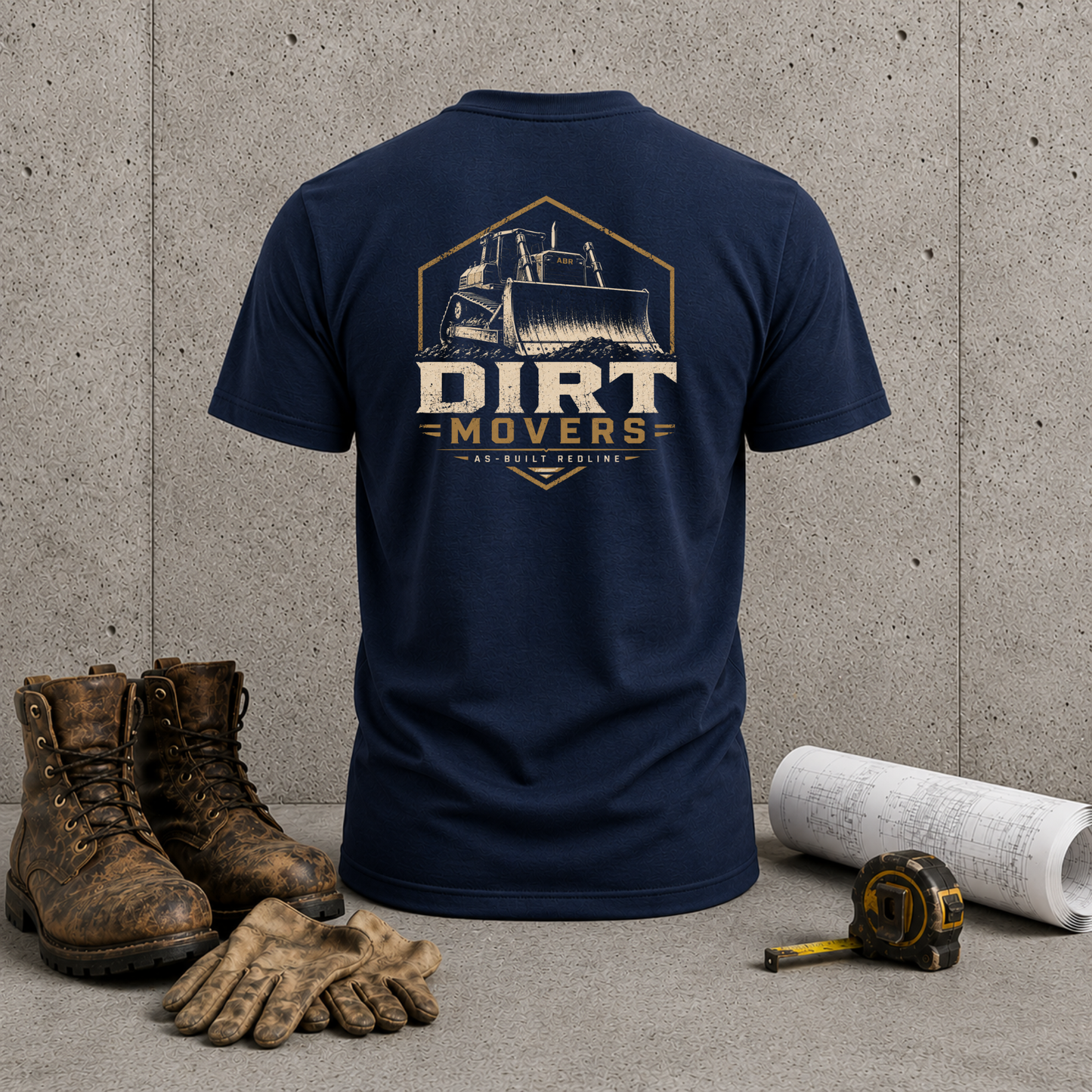 Dirt Movers Bulldozer Tee — Heavy Equipment Construction T-Shirt