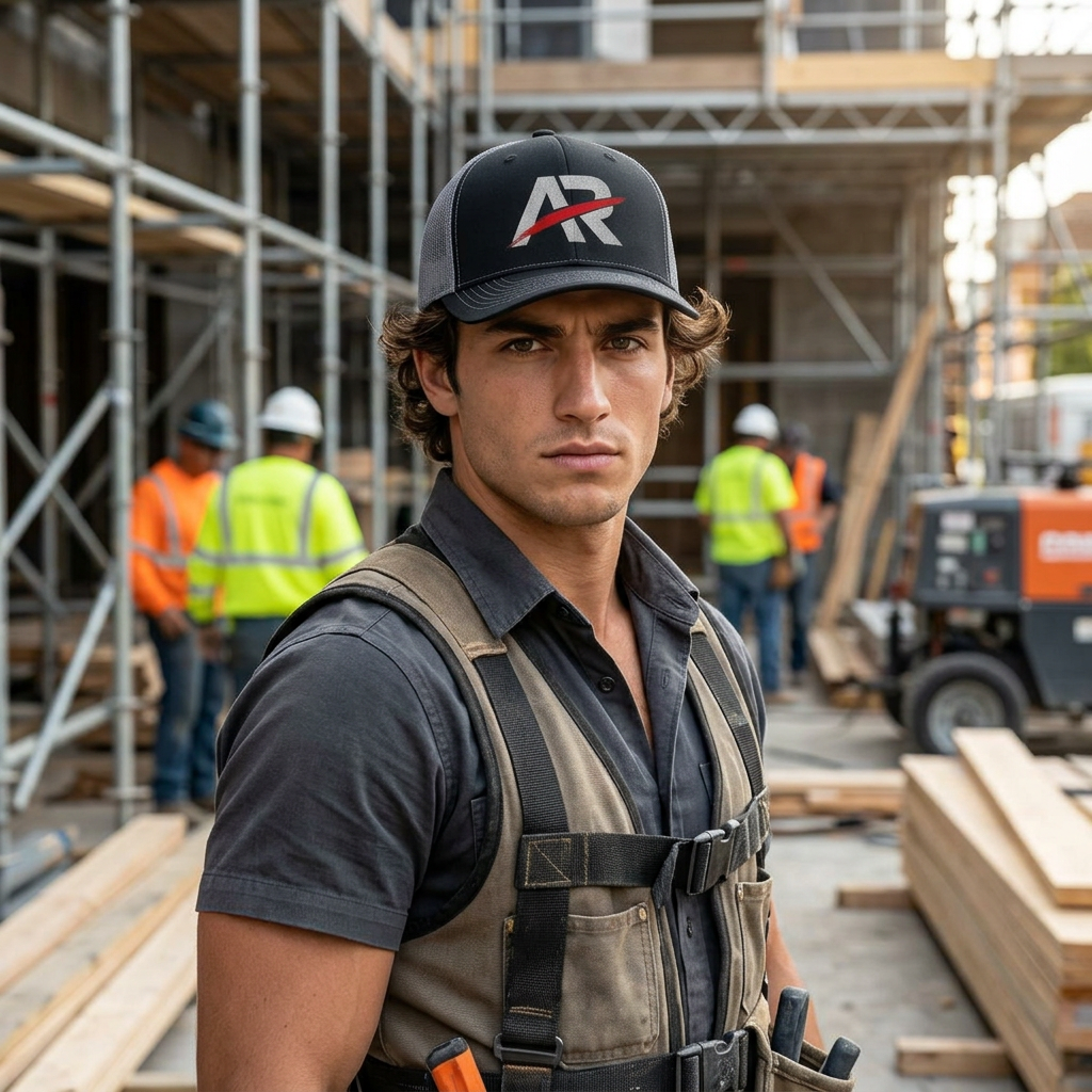 AR Logo Richardson 112 Trucker Hat