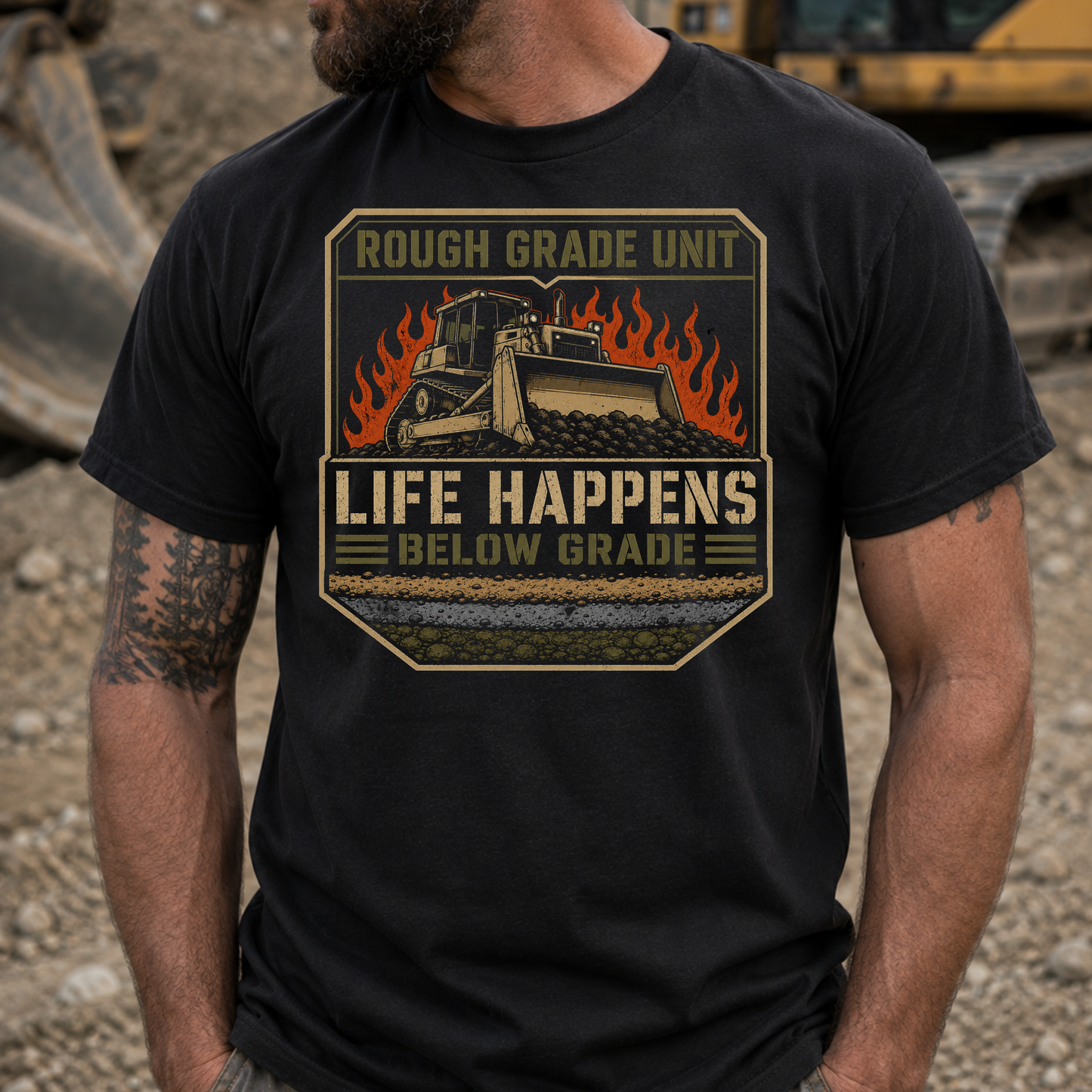 Dozer on Fire