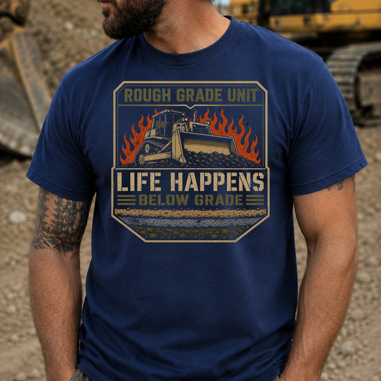 Dozer on Fire