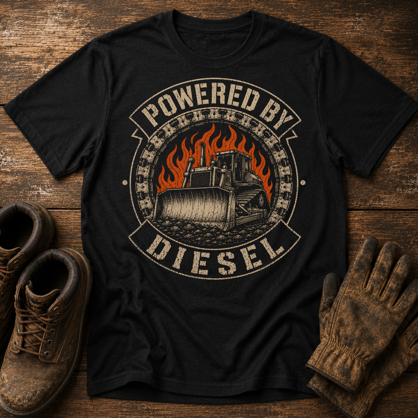 Powered By Diesel Dozer