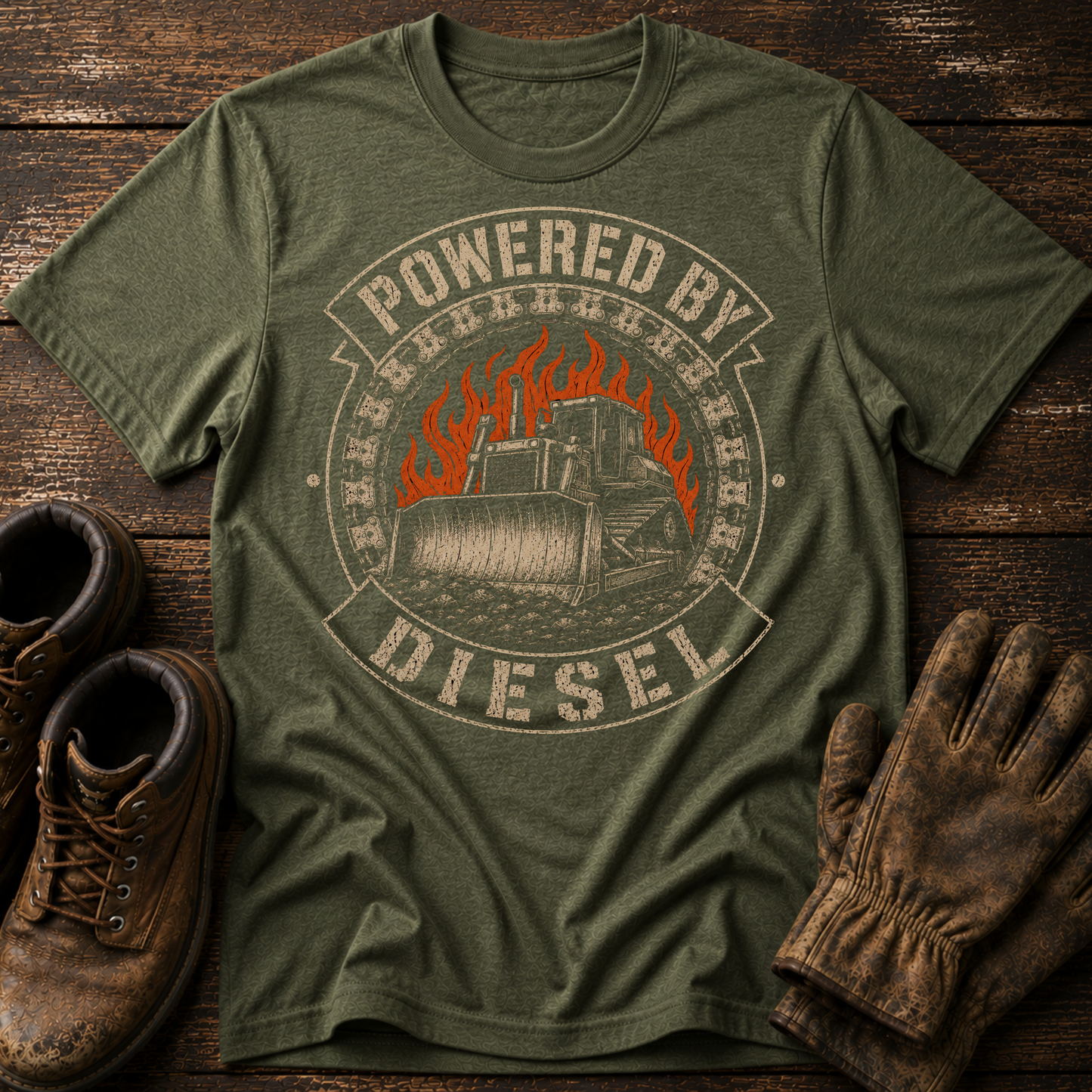 Powered By Diesel Dozer