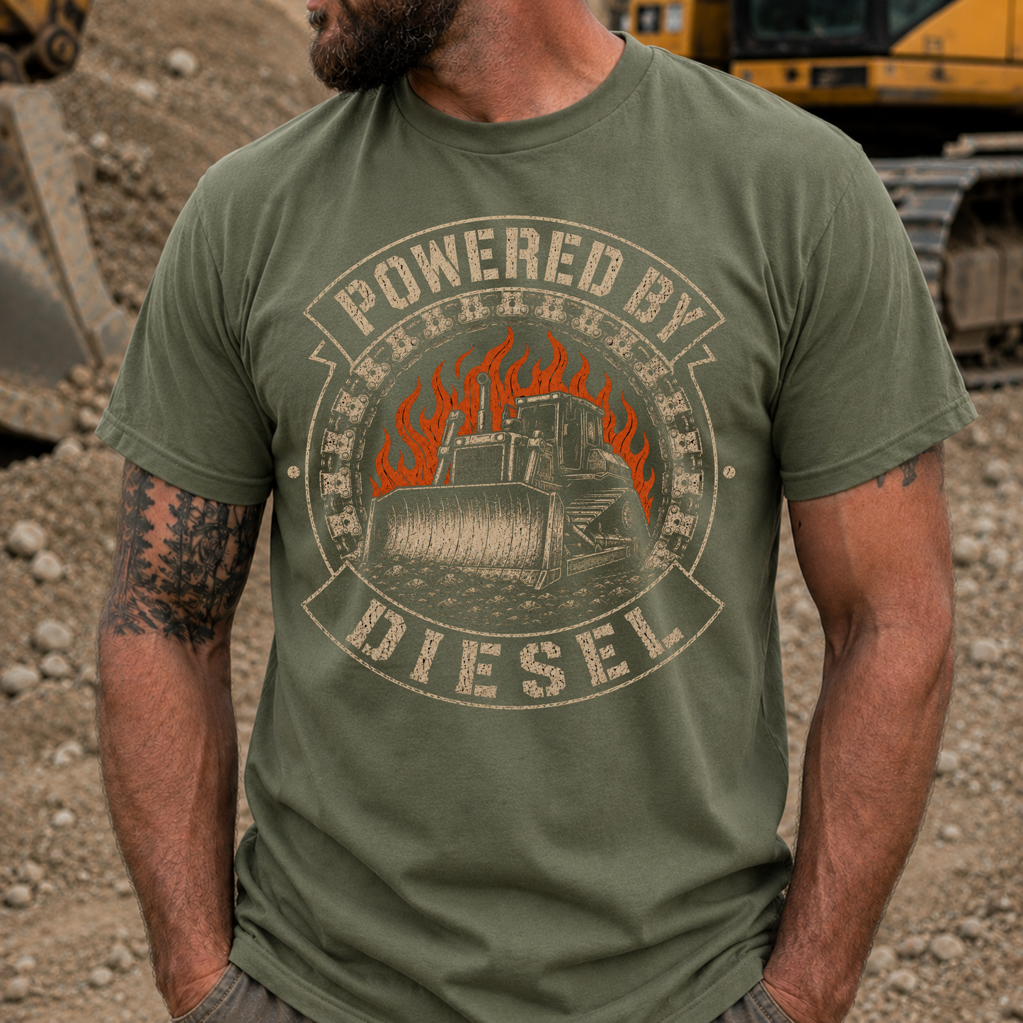Powered By Diesel Dozer