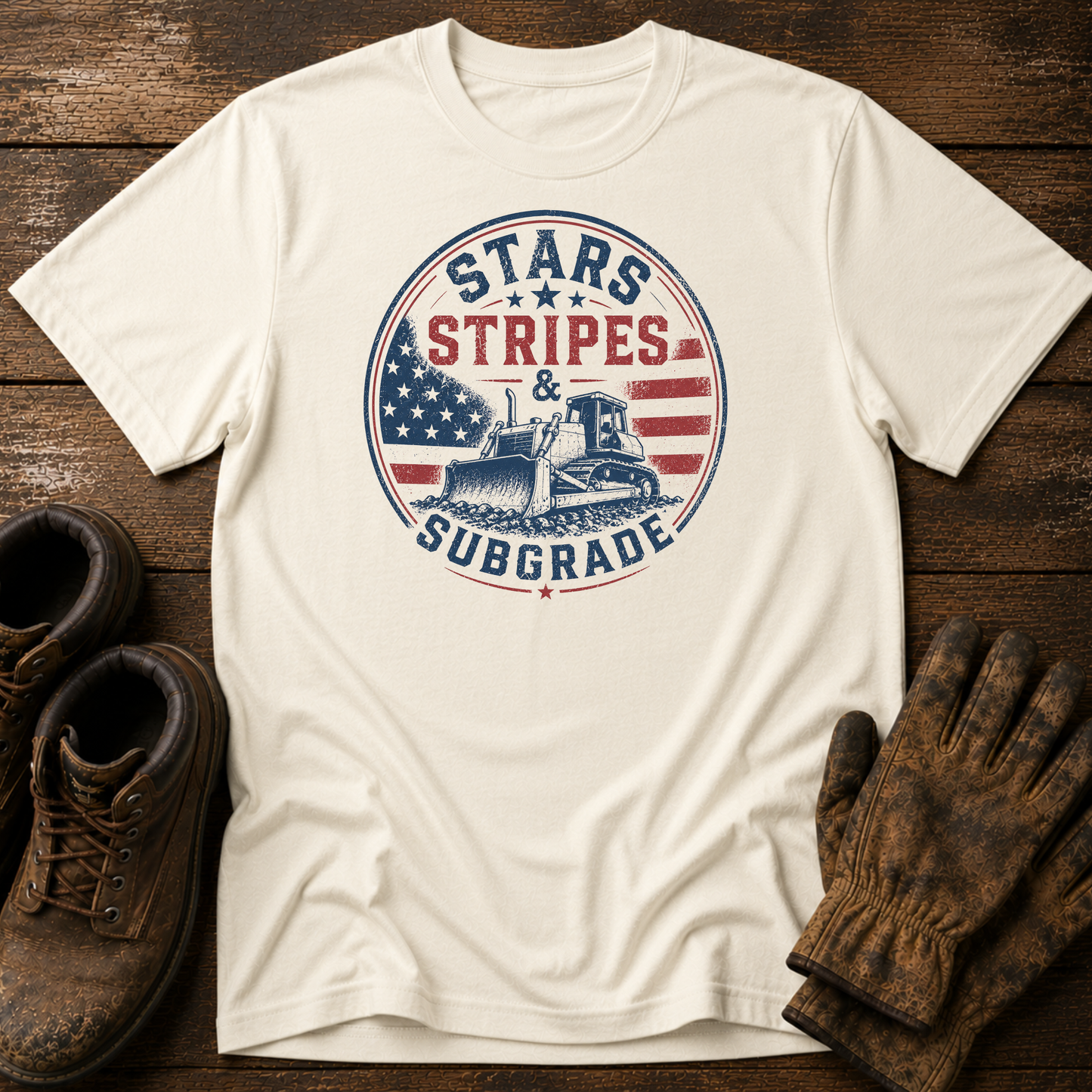 Stars Stripes & Subgrade Front Print