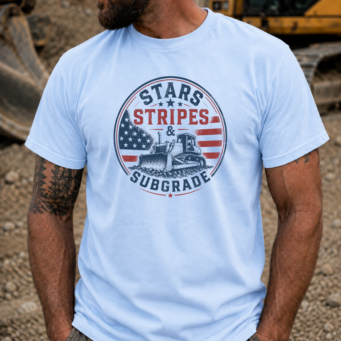 Stars Stripes & Subgrade Front Print