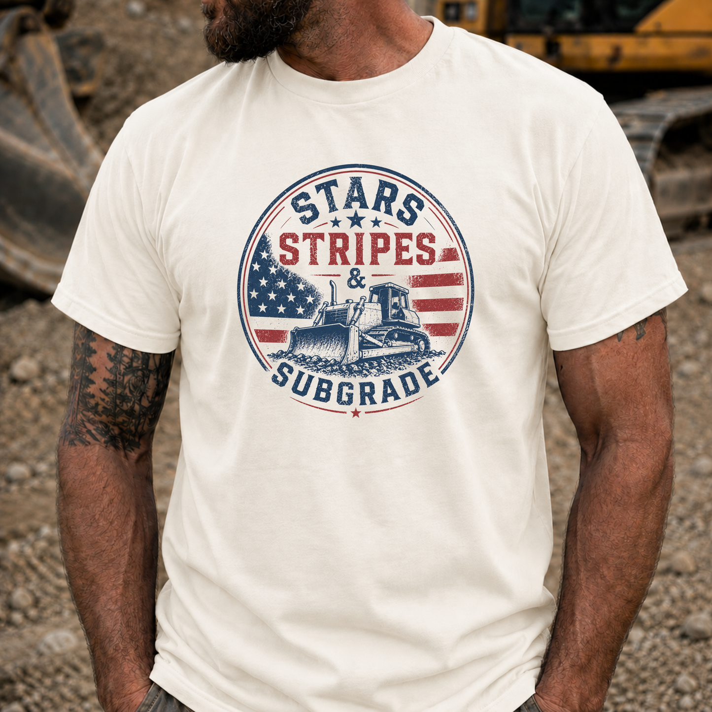 Stars Stripes & Subgrade Front Print