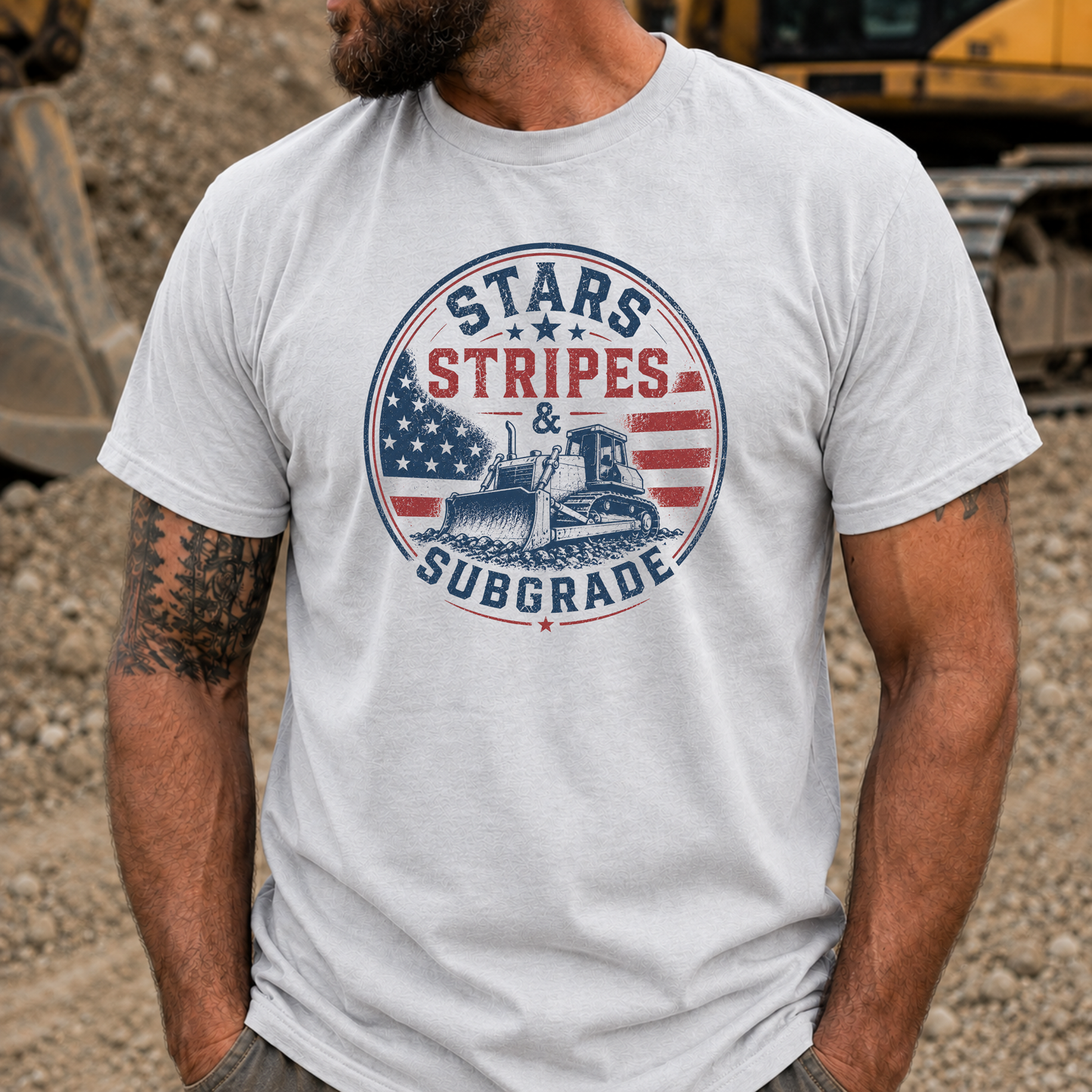 Stars Stripes & Subgrade Front Print