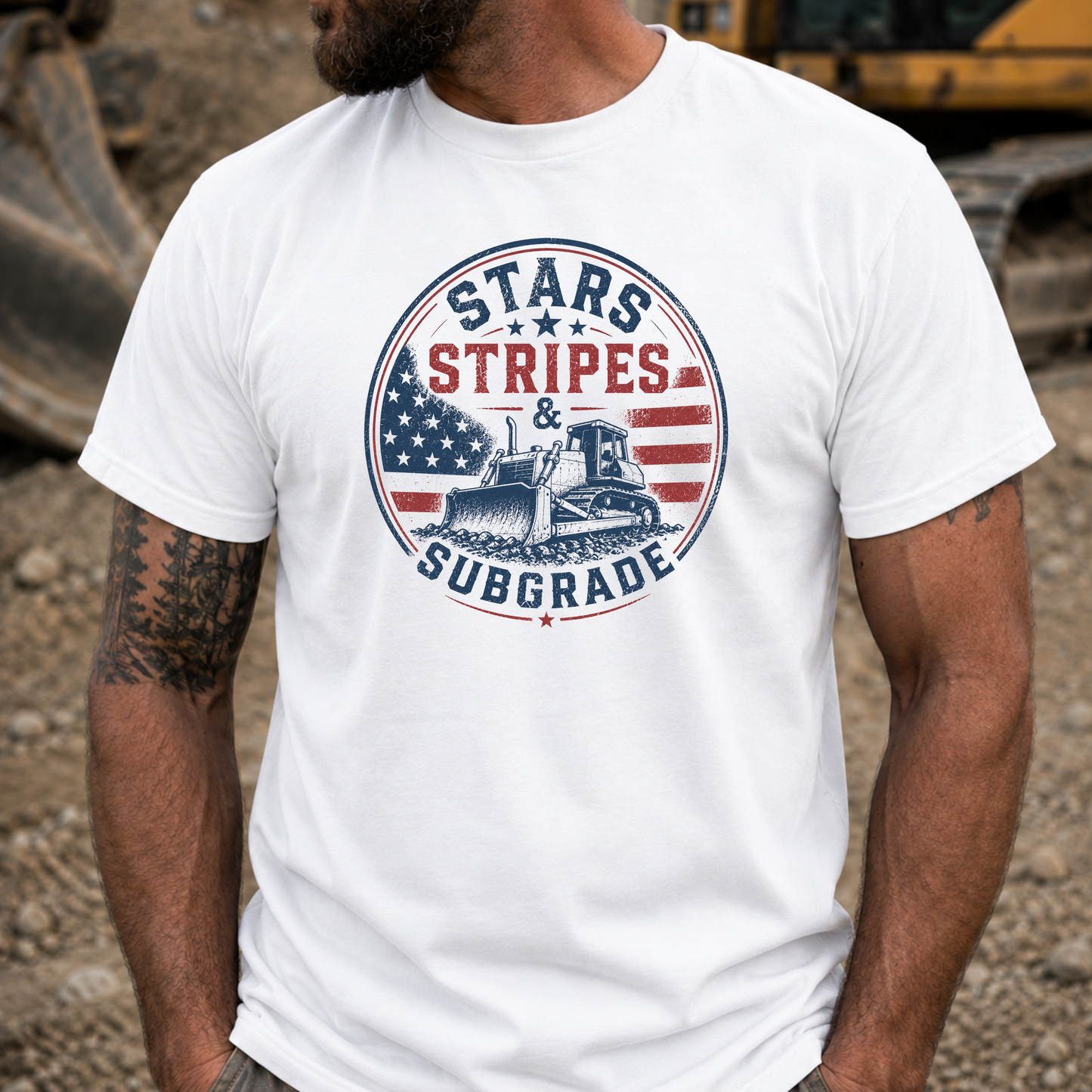 Stars Stripes & Subgrade Front Print