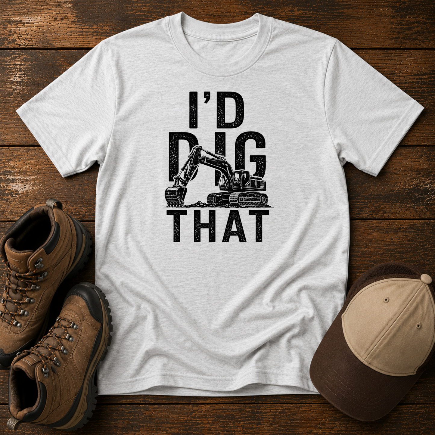 I'd Dig That Excavator Shirt for Kids