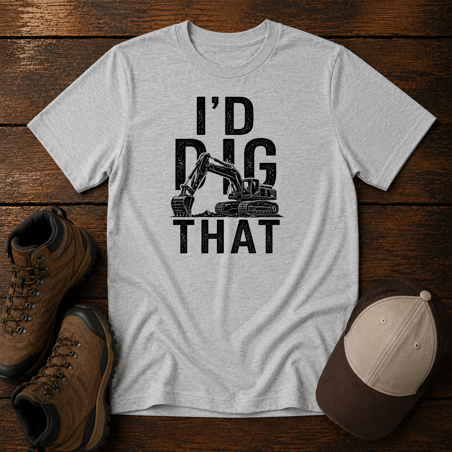 I'd Dig That Excavator Shirt for Kids