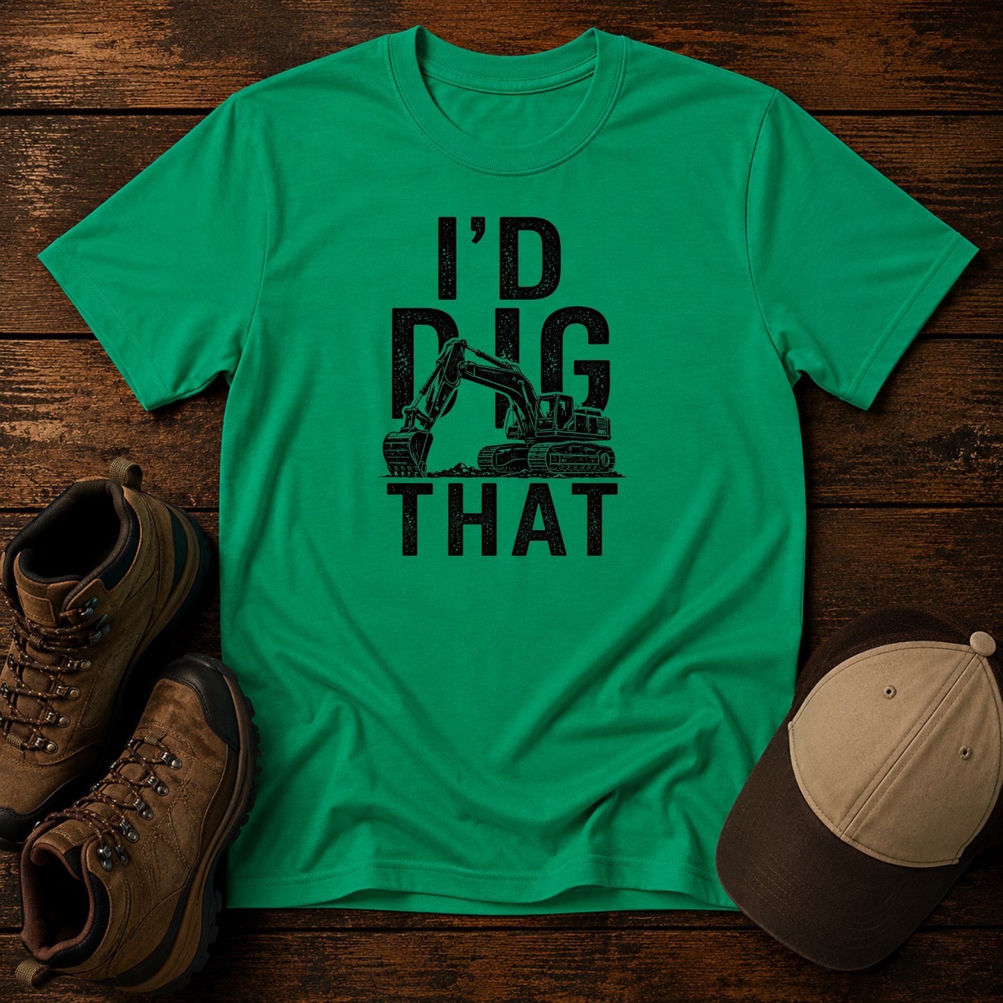 I'd Dig That Excavator Shirt for Kids