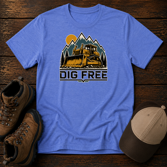 Dig Free Bulldozer Shirt for Kids