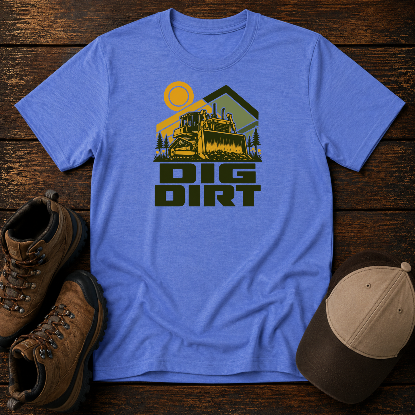 Kids Excavator "Dig Dirt" Shirt