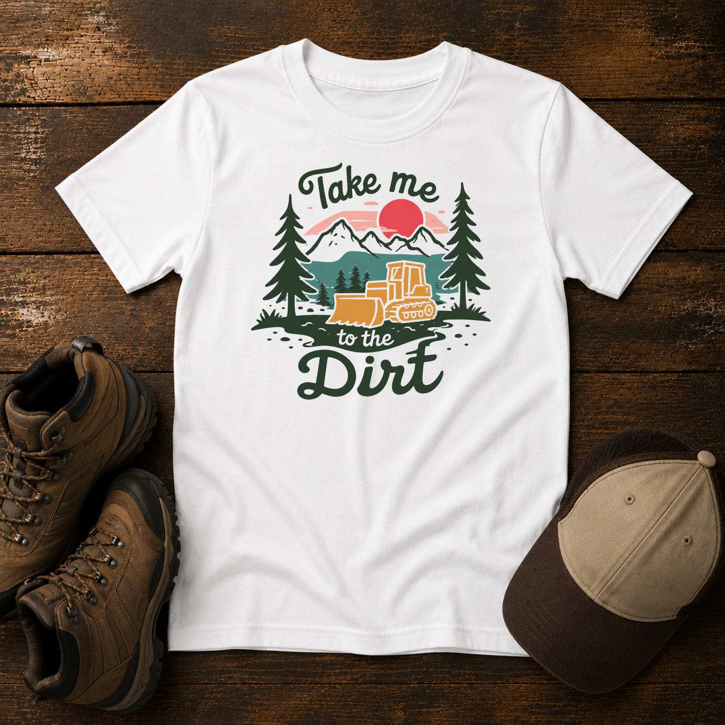 Take Me to the Dirt Kids Construction Shirt