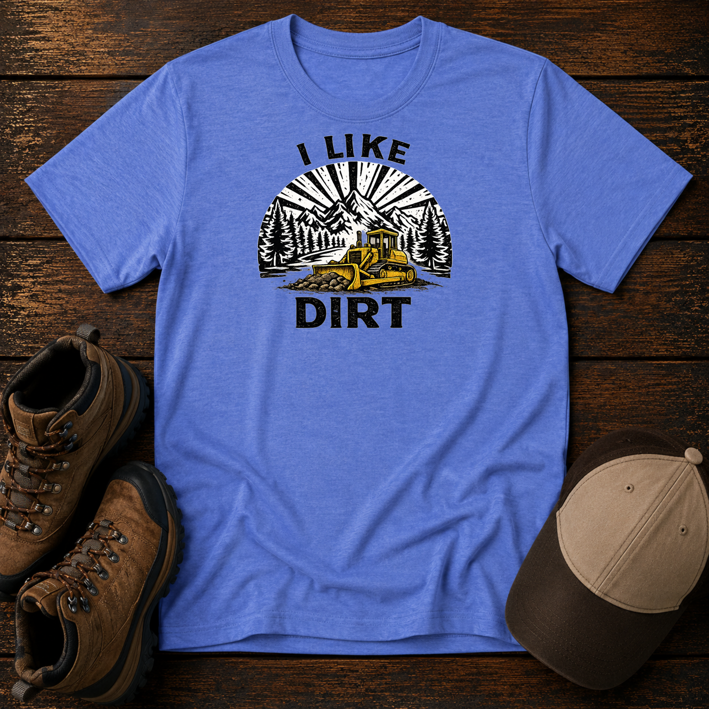 I Like Dirt Kids Construction Shirt