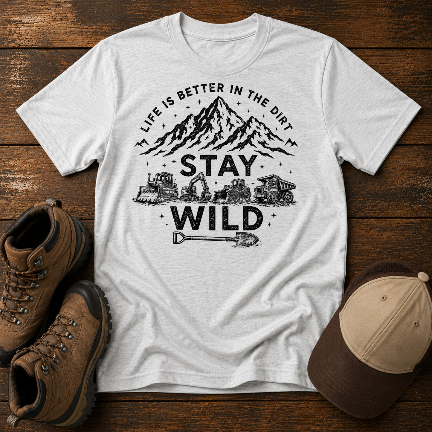 Kids Life Is Better In the Dirt - Stay Wild Tee