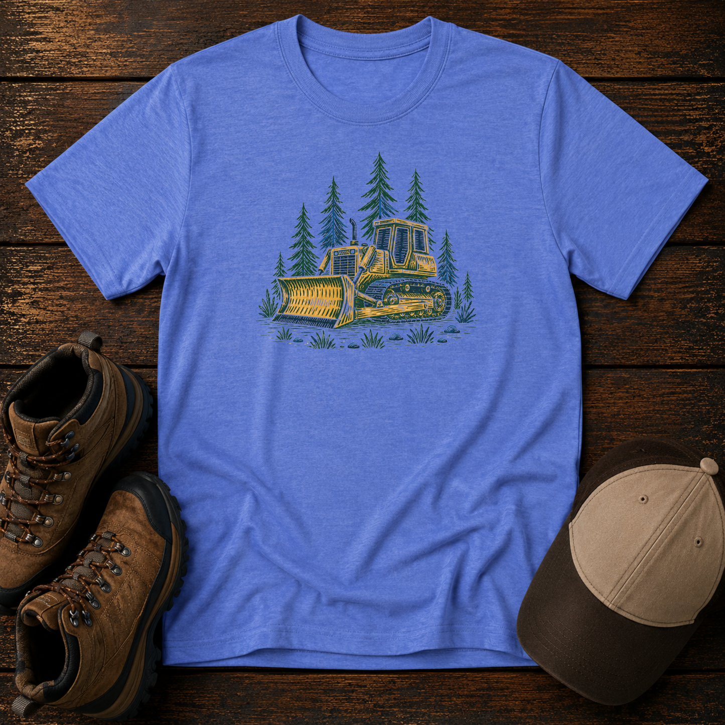 Bulldozer Kids Shirt | Vintage  Design