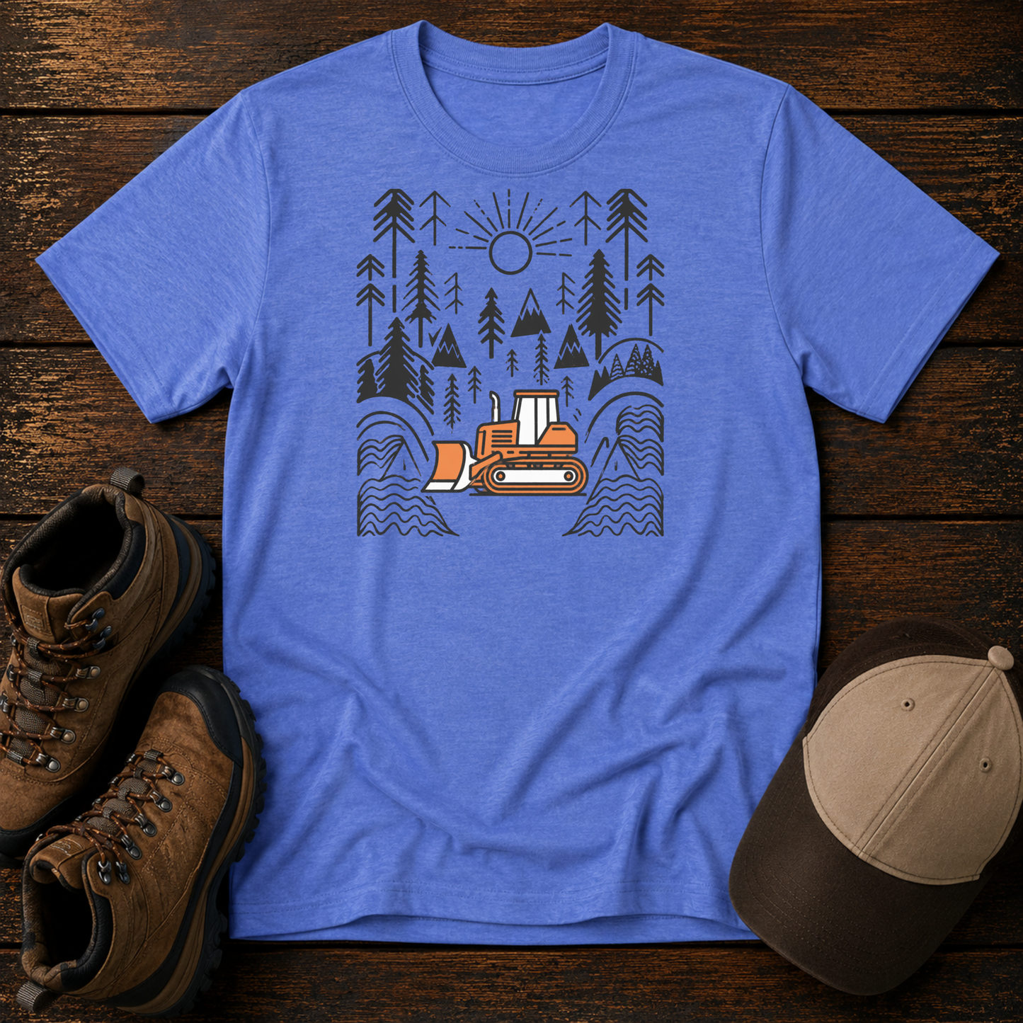 Bulldozer Kids Shirt | Outdoor Adventure Digger Shirt