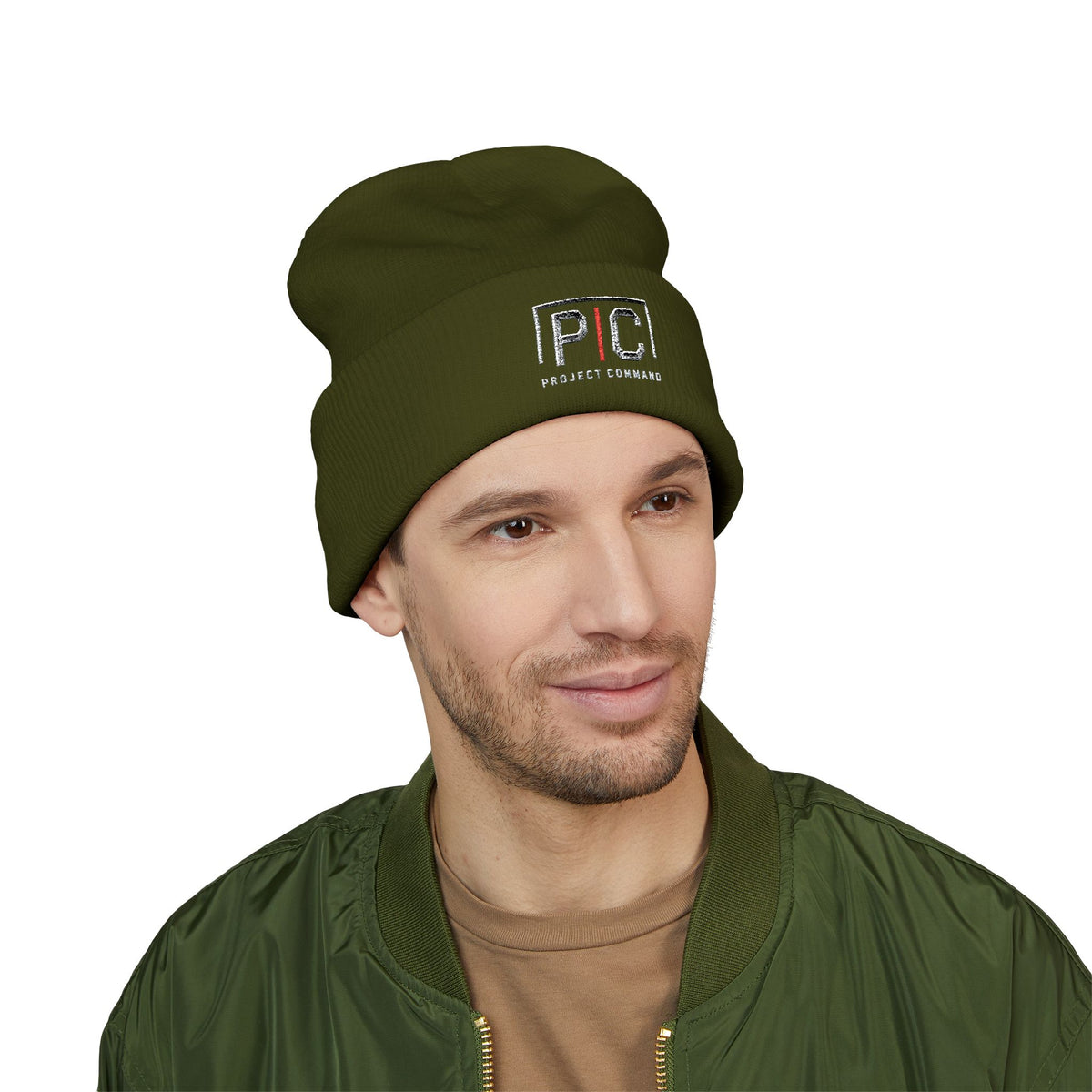 Project Command Embroidered Cuffed Beanie