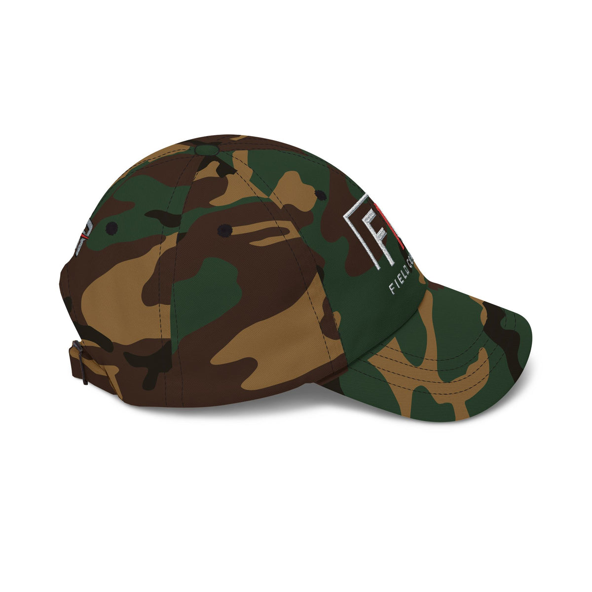 Field Command Embroidered Construction Dad Hat | As-Built Redline™
