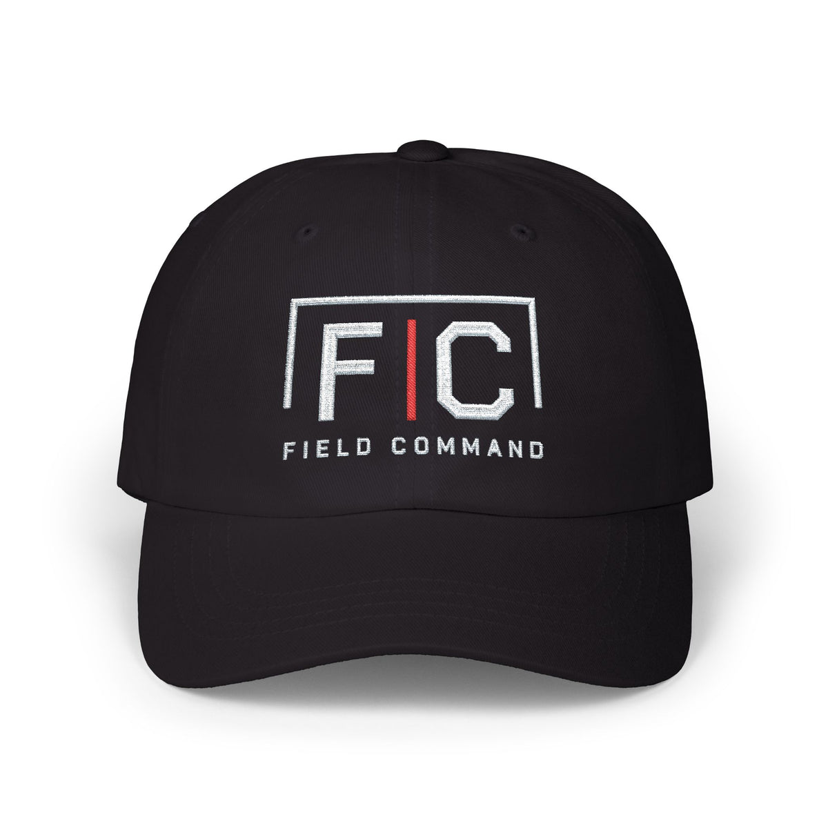 Field Command Embroidered Construction Dad Hat | As-Built Redline™
