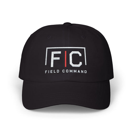 Field Command Embroidered Construction Dad Hat | As-Built Redline™