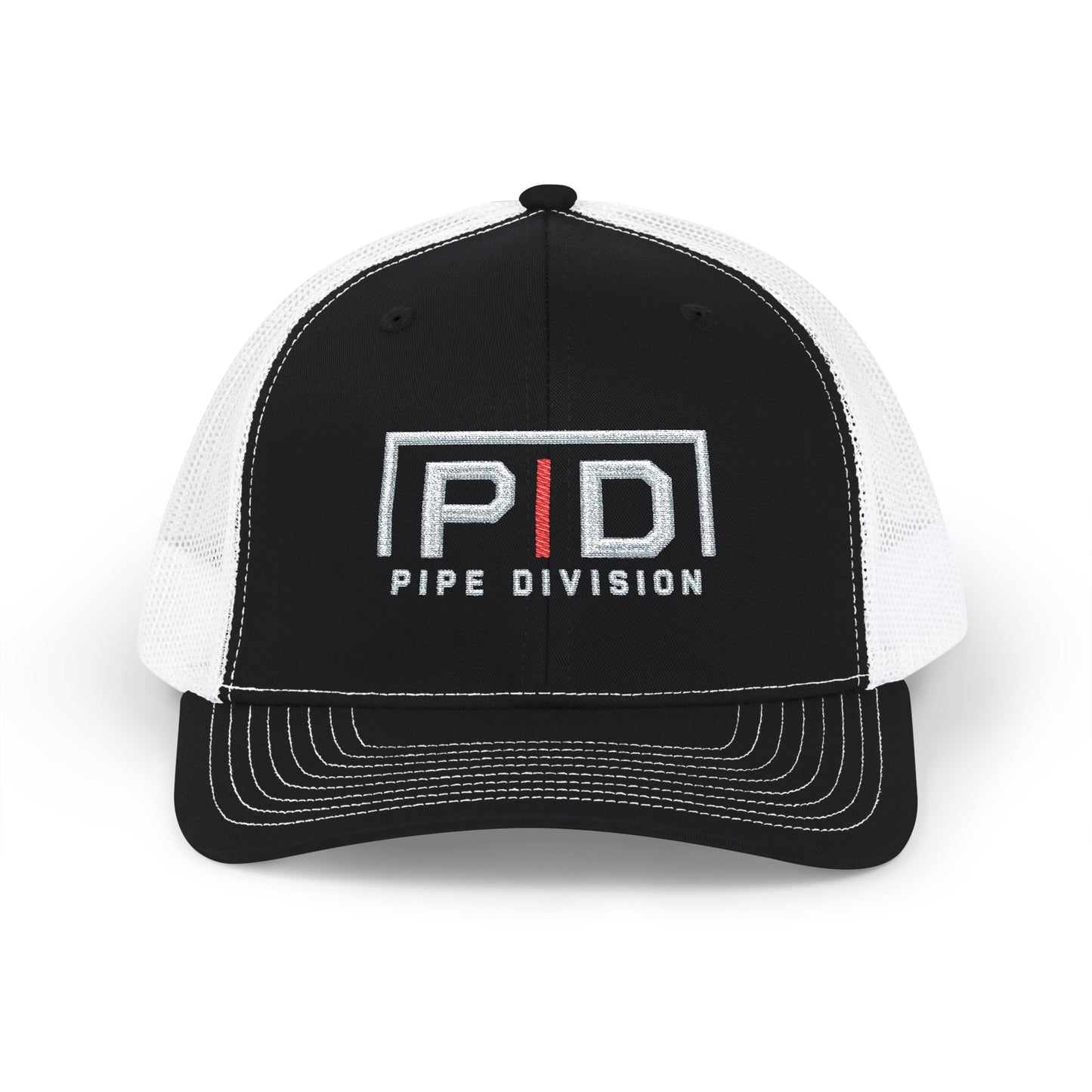 Pipe Division Embroidered Richardson Trucker Hat | Construction Pipe Crew Hat
