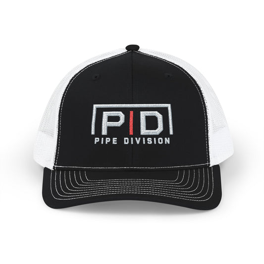 Pipe Division Embroidered Richardson Trucker Hat | Construction Pipe Crew Hat