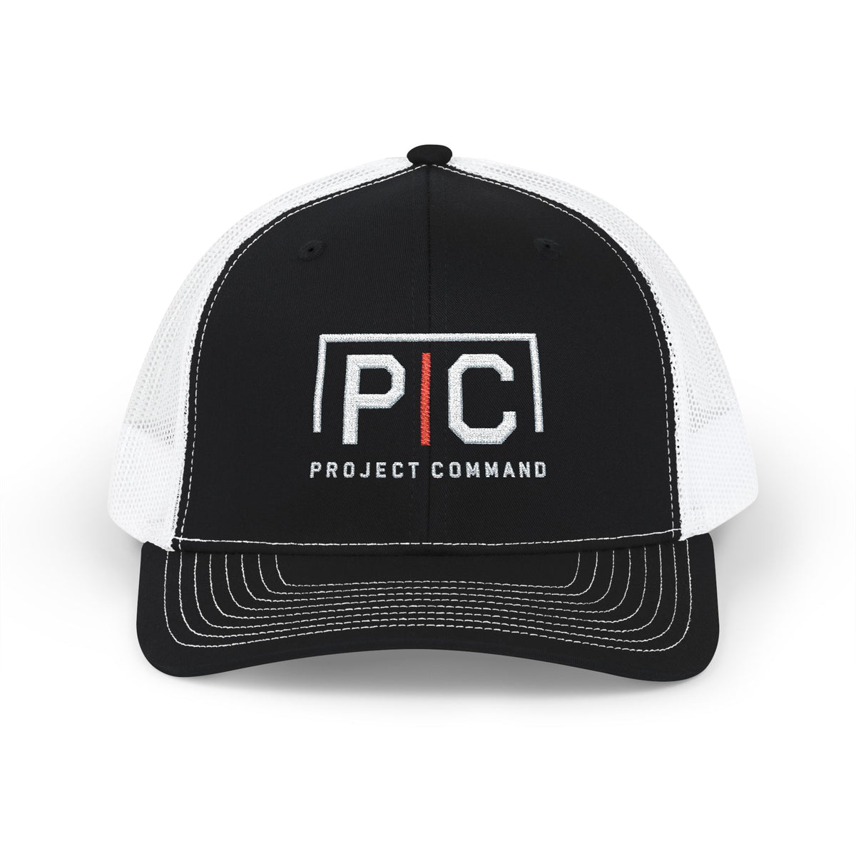 Project Command Embroidered Richardson Trucker Hat | Construction Project Manager Cap