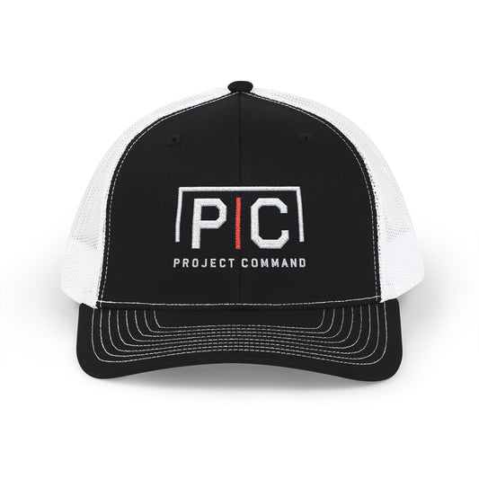Project Command Embroidered Richardson Trucker Hat | Construction Project Manager Cap