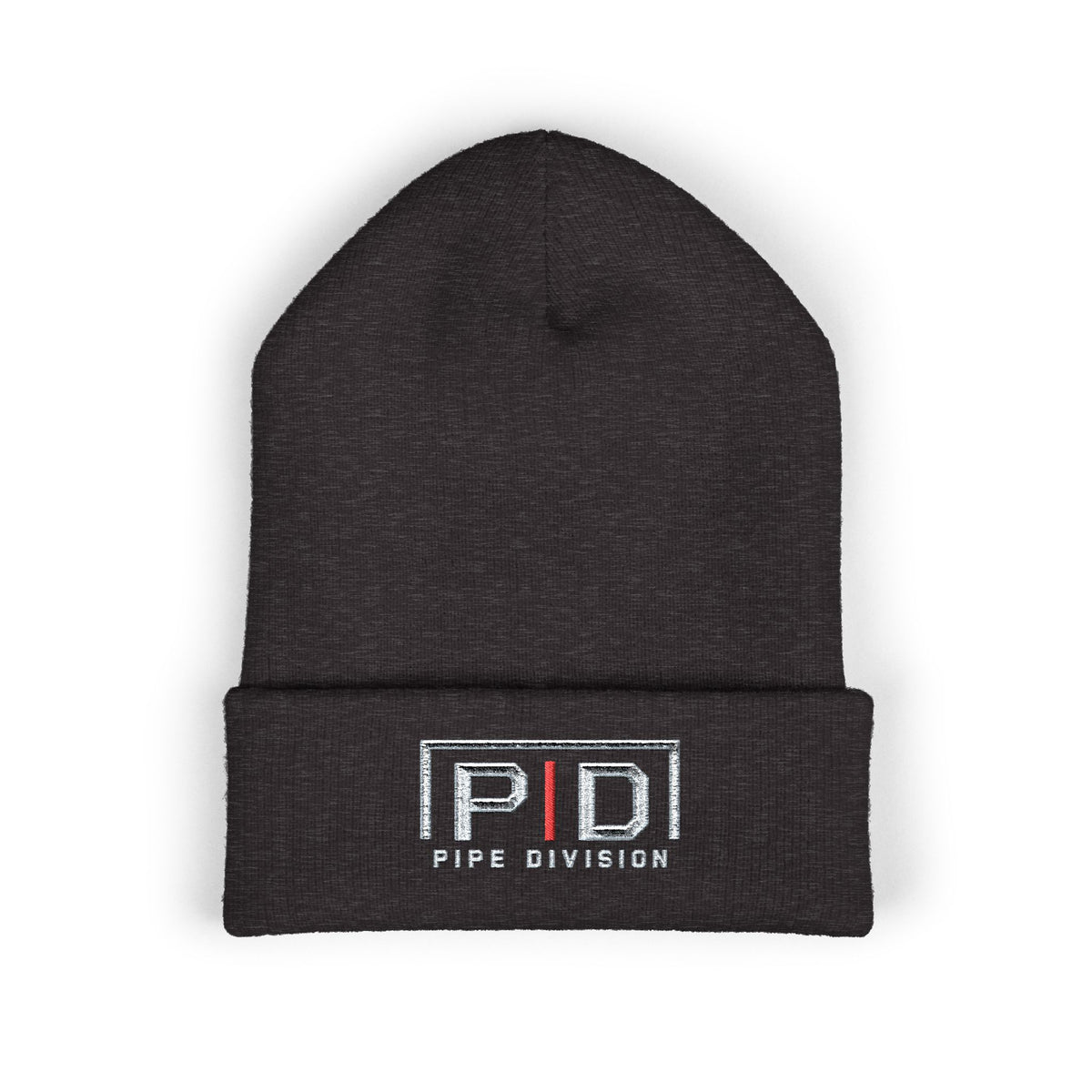 Pipe Division Embroidered Cuffed Beanie