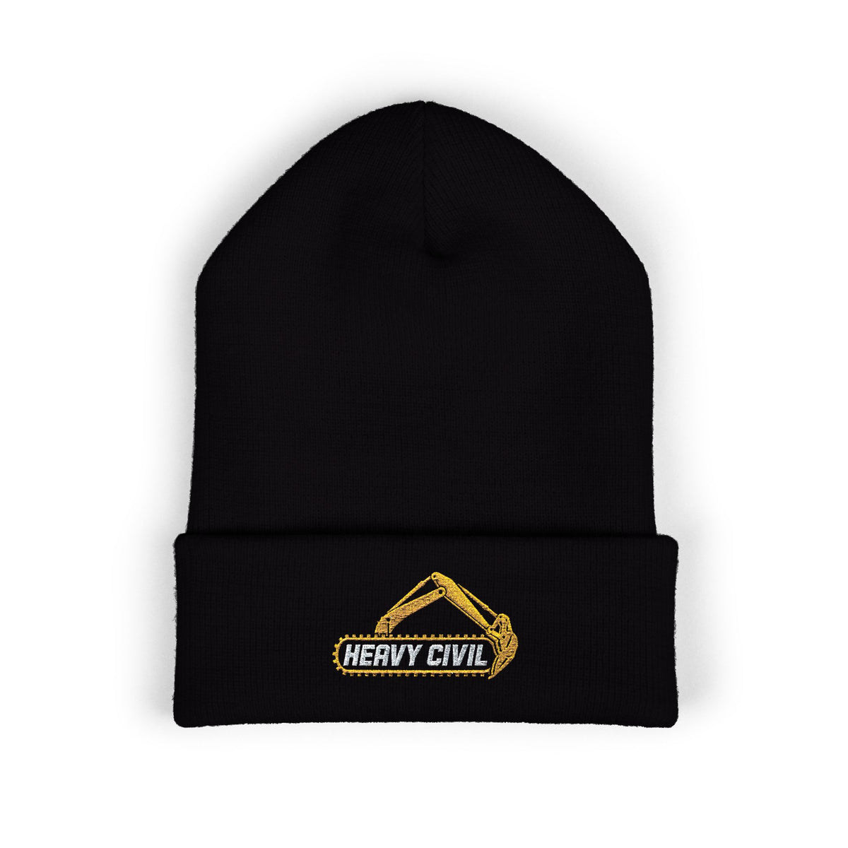 Heavy Civil Operator Embroidered Cuffed Beanie