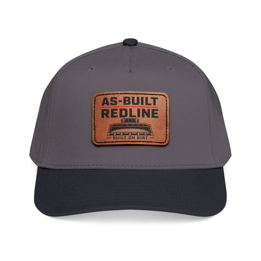 As-Built Redline Leather Patch Hat